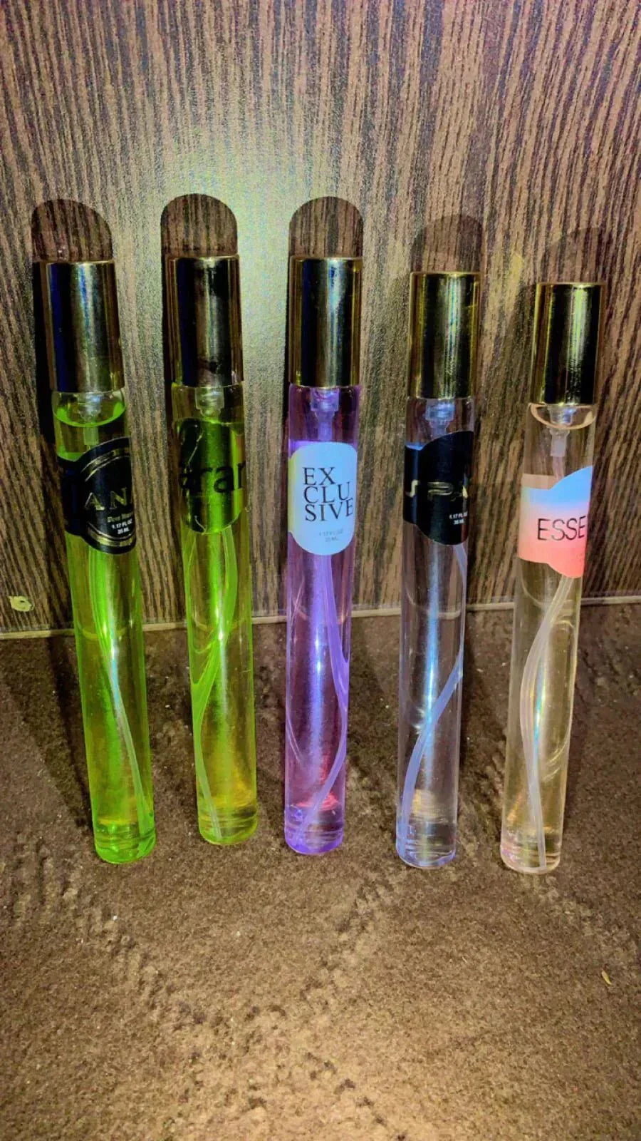 🌟 Mini Pocket Perfume – Long Lasting Fragrance (5 Pcs Set)